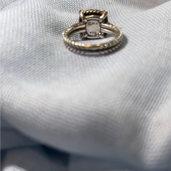 David Yurman Chatelaine Pavé Bezel Ring - Picture 2 of 3